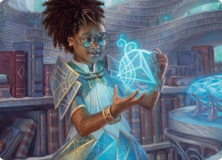 Zimone, Quandrix Prodigy Art Card [Strixhaven: School of Mages Art Series] Discount