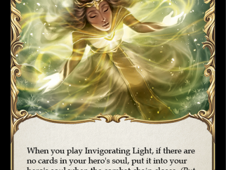 Invigorating Light (Blue) (Rainbow Foil) [MON068-RF] 1st Edition Rainbow Foil For Cheap