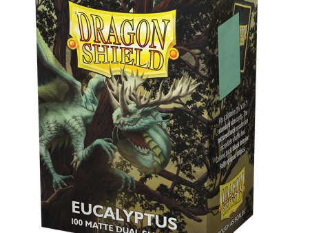 Dragon Shields: (100) Matte Dual Sleeves Eucalyptus Discount