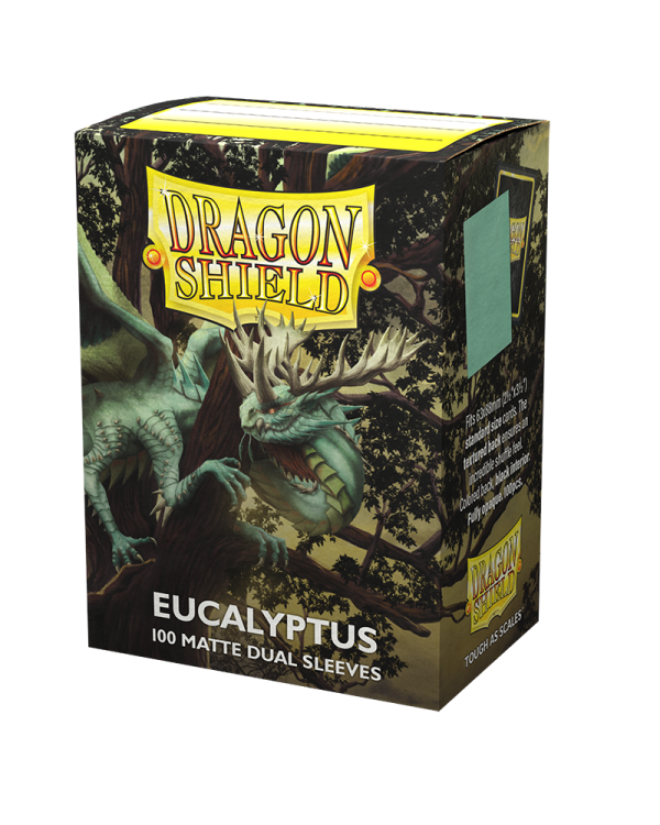 Dragon Shields: (100) Matte Dual Sleeves Eucalyptus Discount