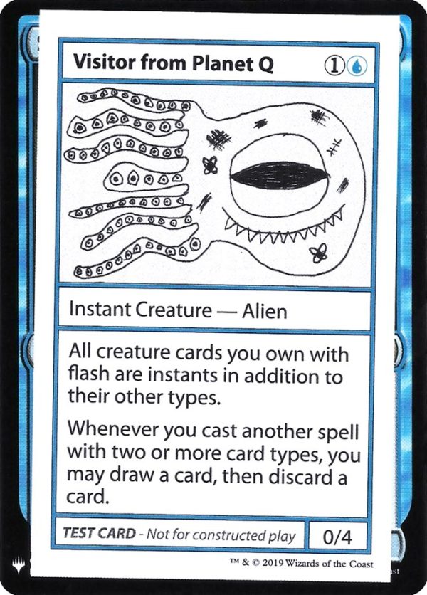 Visitor from Planet Q [Mystery Booster Playtest Cards] Sale