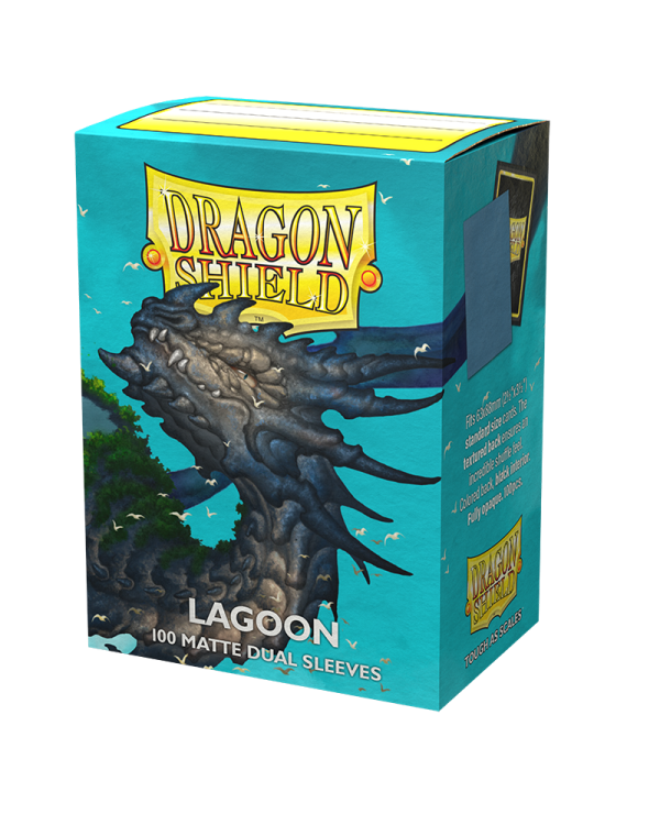 Dragon Shields: (100) Matte Dual Sleeves Lagoon on Sale