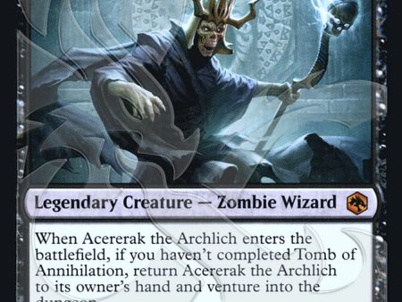 Acererak the Archlich (Ampersand Promo) [Dungeons & Dragons: Adventures in the Forgotten Realms Promos] on Sale