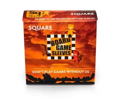 No Glare Square Board Game Sleeves (69x69mm) (50) Hot on Sale