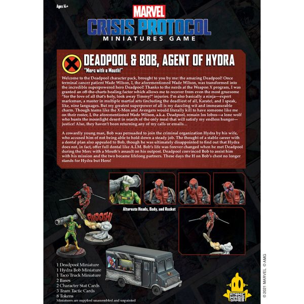 Marvel: Crisis Protocol - Deadpool and Bob, Agent of Hydra For Sale