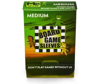 No Glare Medium Board Game Sleeves 57x89mm (50) on Sale