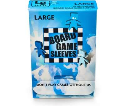 No Glare Large Board Game Sleeves 59x82mm (50) Fashion