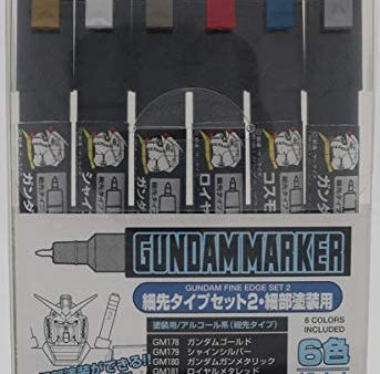 GUNDAM MARKER FINE EDGE SET 2 For Sale