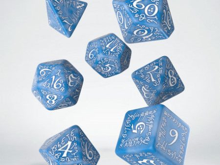 Elvish Dice Set Glacier White Online Hot Sale