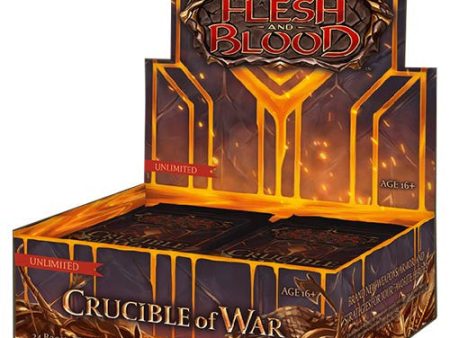 Flesh and Blood TCG: Crucible of War Booster Box (Unlimited) Hot on Sale