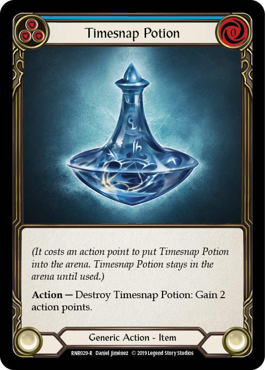 Timesnap Potion [RNR029-R] (Rhinar Hero Deck)  1st Edition Normal Fashion