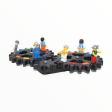 Minifigure Gear Display Stand (black and rainbow) For Sale